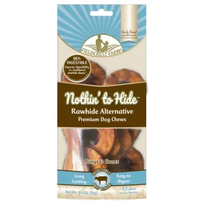 Fieldcrest Farms Nothin' to Hide - Beef Ring Bone Dog Chew, 12 ct