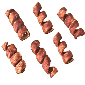 Fieldcrest Farms Nothin' to Hide Bully Spirals Dog Treats 3 in, 6 pk