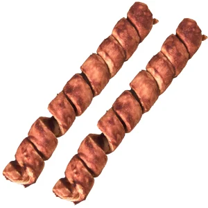Fieldcrest Farms Nothin' to Hide Bully Spirals Dog Treats 8 in, 2 pk