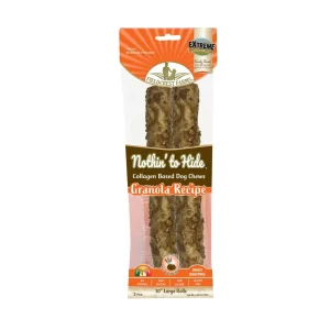 Fieldcrest Farms Nothin' To Hide Roll Dog Treat Granola, Large, 10 in