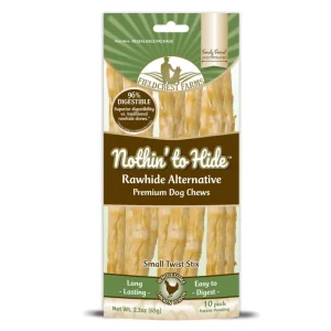 Fieldcrest Farms Nothin' To Hide Twist Stix Dog Treat Chicken, 2.3 oz, 10 ct