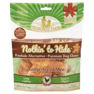 Fieldcrest Nothin' to Hide - Rawhide-Free Chicken Gingerbread, 4 ct