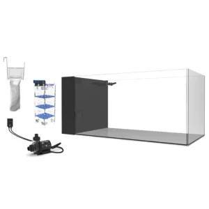 Fiji Cube 38 Gallon Peninsula Rimless AIO Glass Nano Tank - PRO Series