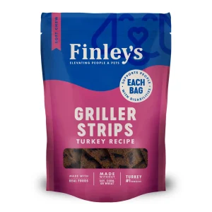 Finley's Barkery Griller Strips Dog Treats Turkey 14.5 oz