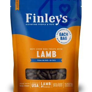 Finley's Barkery Soft Chew Trainer Bites Dog Treats Lamb 6 oz