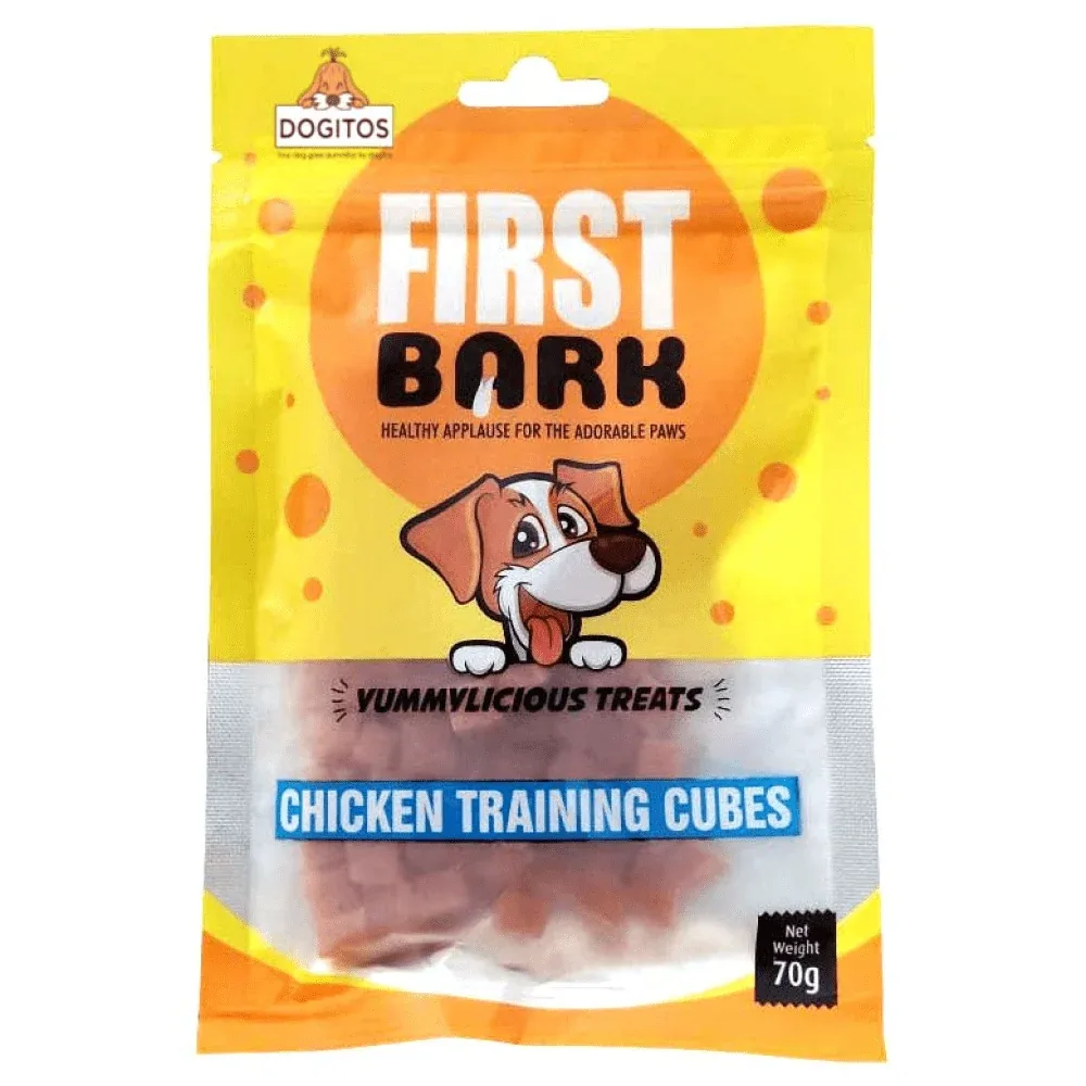 First Bark Chicken Training Cubes Dog Treat - Image 2