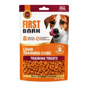 First Bark Lamb Training Cubes Jerky Dog Treat