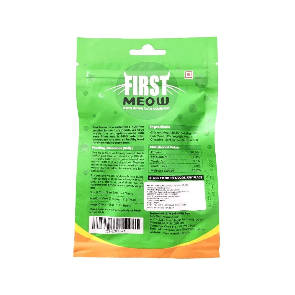 First Meow Chicken Sandwich Cat Treat - Image 2