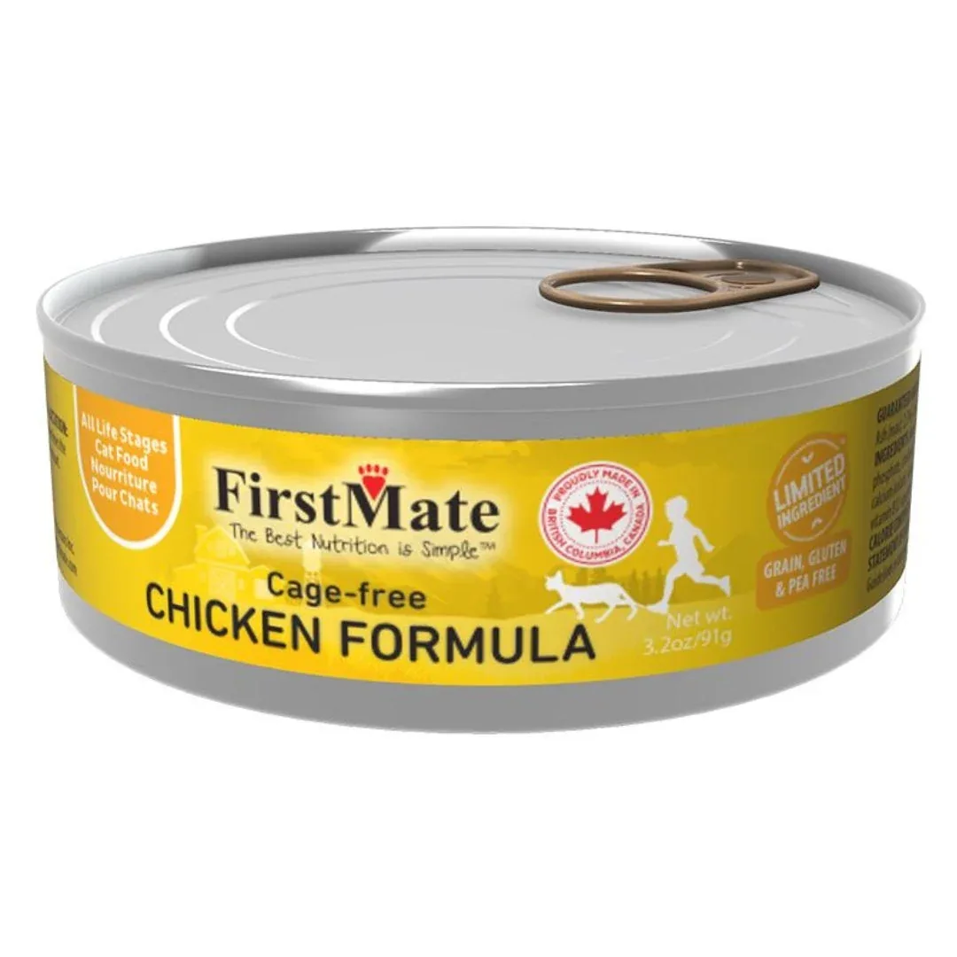Firstmate Cat Limited Ingredient Grain-Free Chicken 3.2 oz. 24 ct