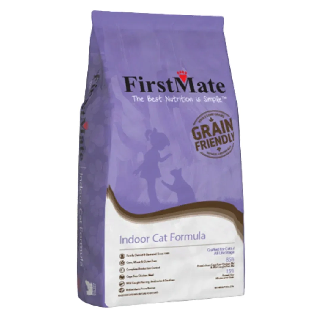 FirstMate Grain-Friendly Indoor Dry Cat Food - Chicken & Wild Caught Fish, 13.2 lb