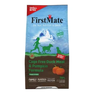 Firstmate Limited Ingredient Grain-Free Duck & Pumpkin Small Bites Dog Food, 4 lb