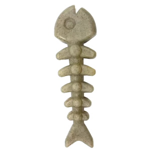 Fish Bone Nylon Dog Toy for Aggressive Chewers