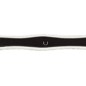 Fleece Lined Girth - Detachable Fleece Overlay Girth with Elastic Ends