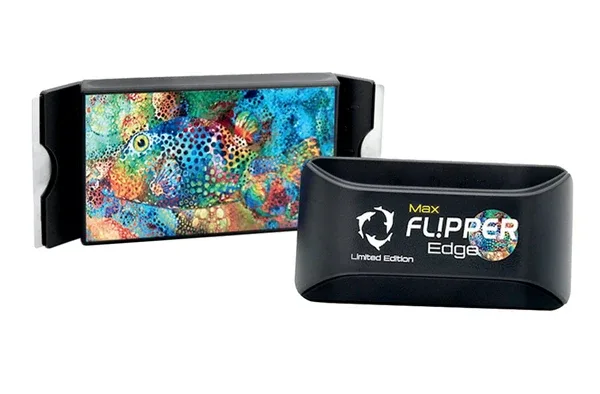 Flipper Cleaner Edge LIMITED 2-in-1 MAX Magnetic Aquarium Algae Cleaner Puffer