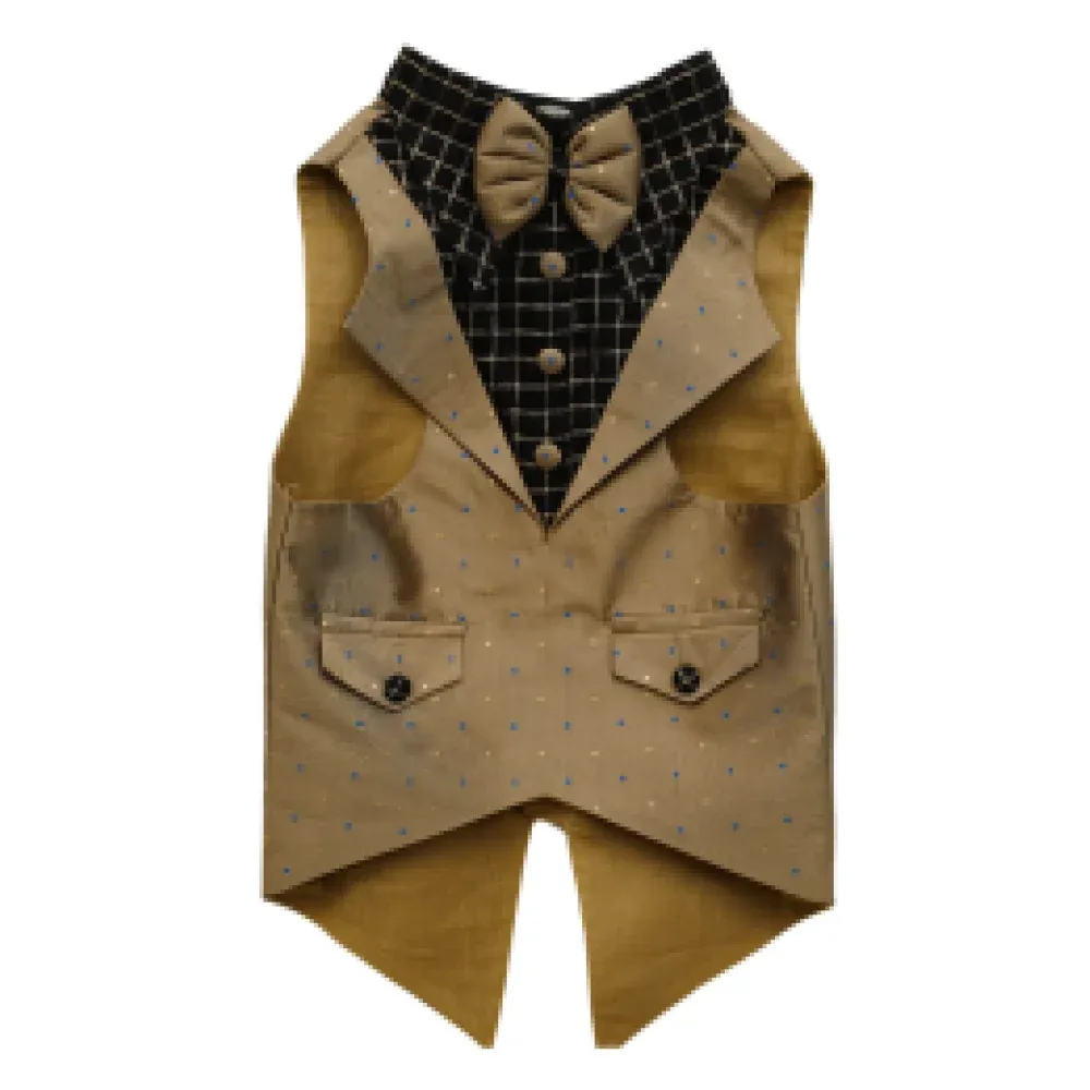 Floof & Co Tuxedo for Dogs (Khaki) - Image 2