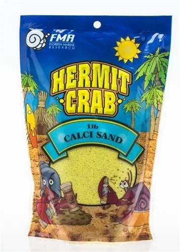 Florida Marine Research Hermit Crab Calcium Sand Assorted Neon, 1 lb
