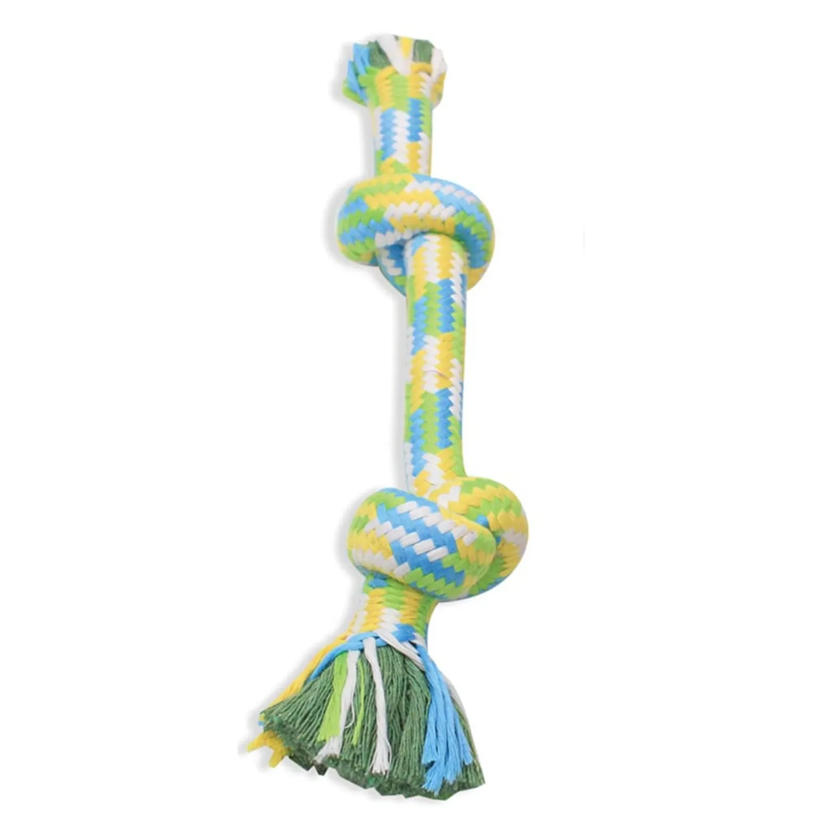 Flossy Chews Braided 2 Knot Rope Bone 14"