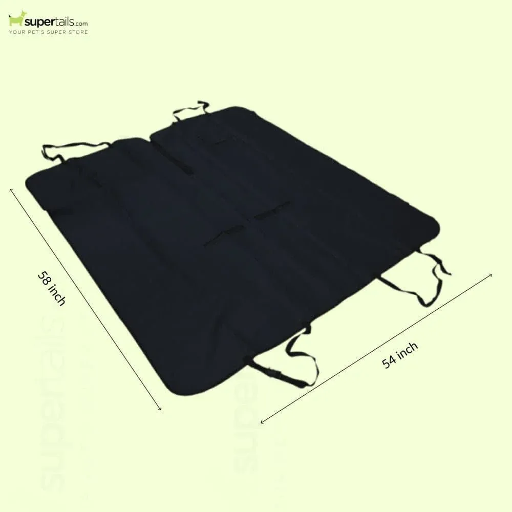 Fluffy's Kozi Pet Hatchback Car Seat Cover for Dogs and Cats (Black) - Image 2