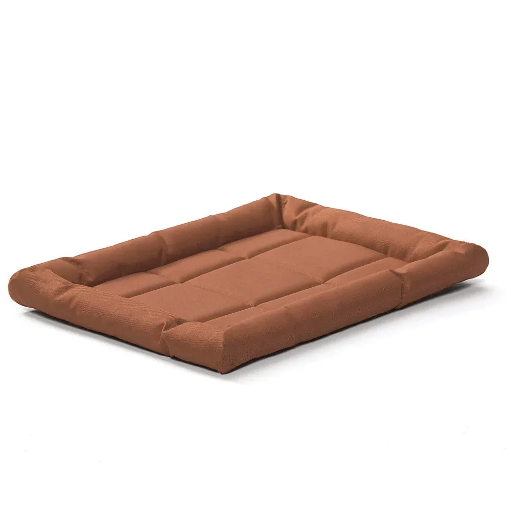 Fluffy's Kozi Pet Rectangular Shaped Bed for Dogs and Cats (Brown)
