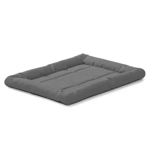 Fluffy's Kozi Pet Rectangular Shaped Bed for Dogs and Cats (Grey)