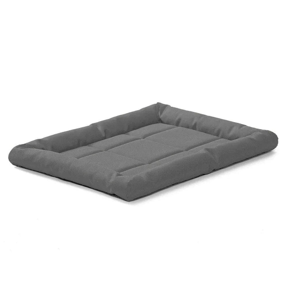Fluffy's Kozi Pet Rectangular Shaped Bed for Dogs and Cats (Grey)