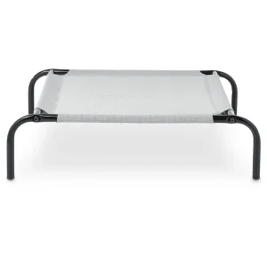 Fluffy's Pawsome Waterproof elevated Sides Camping Bed for Dogs (Grey)