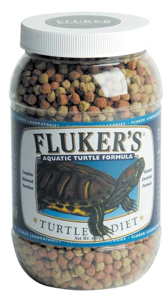 Fluker's Aquatic Turtle Formula Turtle Diet Dry Food, 8 oz