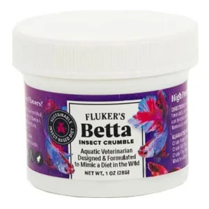 Flukers Betta Fish Food Crumble, 1 oz