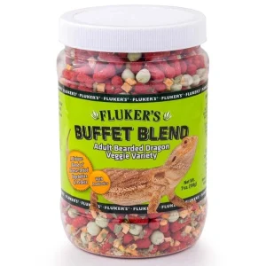 Fluker's Buffet Blend Adult Bearded Dragon Veggie Variety Freeze-Dried Food, 7 oz