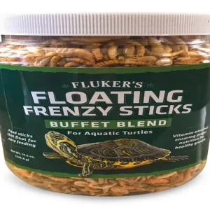 Fluker's Buffet Blend Aquatic Turtles Floating Frenzy Sticks Freeze-Dried Food, 11.5 oz