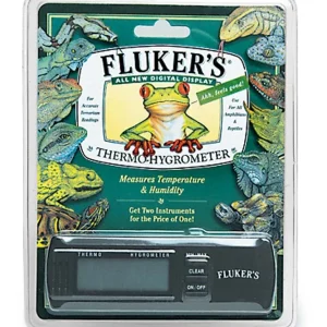 Fluker's Digital Thermo-Hygrometer - Black