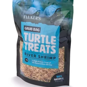 Fluker's Grub Bag Turtle Treat River Shrimp Dry Food, 6 oz