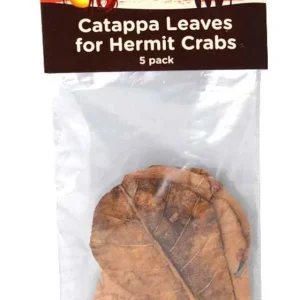 Fluker's Hermit Crab Catappa Leaves, Brown, 5 ct