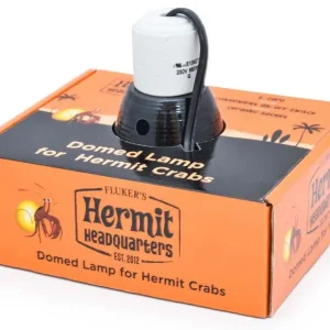 Fluker's Hermit Crab Domed Lamp, Black, 5.5 in