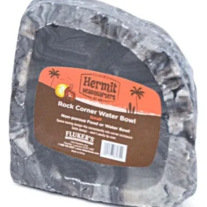 Fluker's Hermit Crab Rock Corner Water Bowl Assorted 4 in, Small