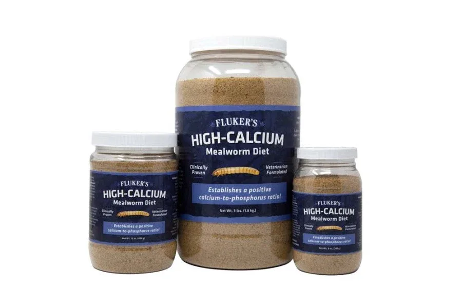 Fluker's High-Calcium Mealworm Diet Supplement, 12 oz