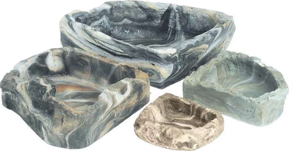 Fluker's Non-porous Food and Water Corner Bowl Multi-Color, 6 in, Medium