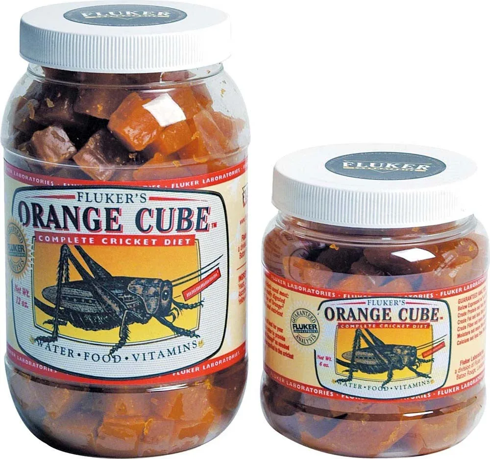 Fluker's Orange Cube Complete Cricket Diet, 6 oz