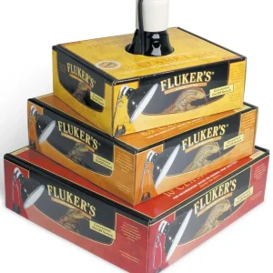Fluker's Repta-Clamp Lamp with Switch - 8.5 in, Black