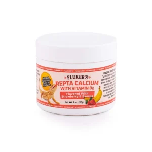 Fluker's Repta Strawberry-Banana Flavored Calcium with Vitamin D3, 2 oz