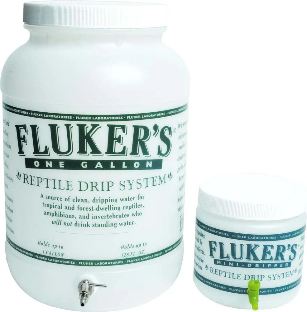 Fluker's Reptile Drip System White - 12 oz Mini