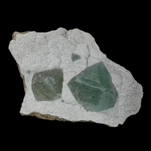Fluorite Cubes on Matrix