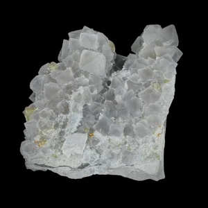 Fluorite on Candle Quartz