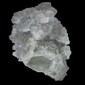 Fluorite on Candle Quartz