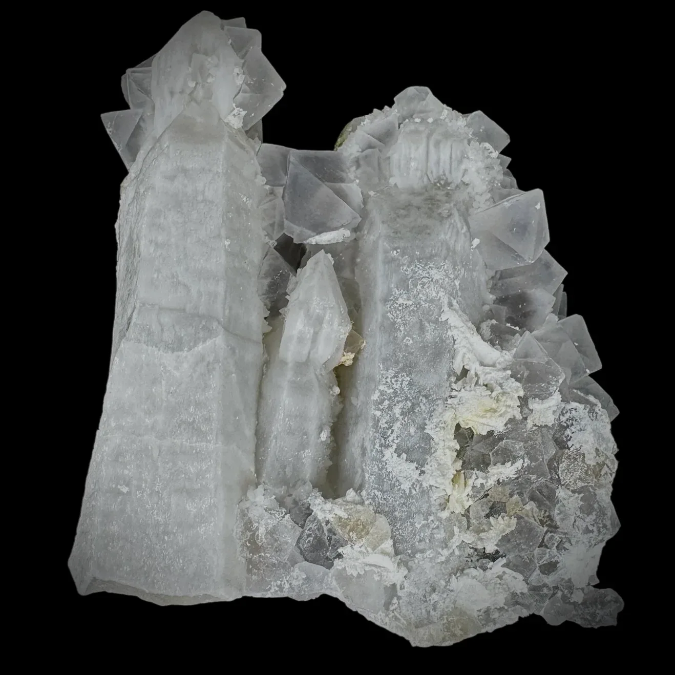 Fluorite on Candle Quartz - Image 2
