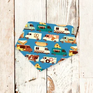 "Food Trucks" Dog Bandana