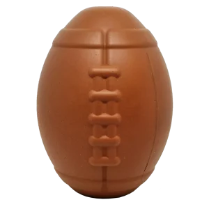 Football eDispenser Durable Rubber Chew Toy and Treat Dispenser