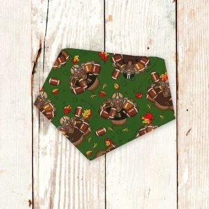 "Football Turkeys" Dog Bandana