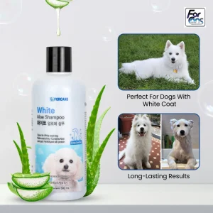 Forcans Aloe White Coat Shampoo for Dogs