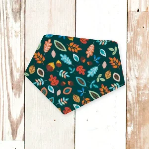 "Forest Green Leaves" Dog Bandana